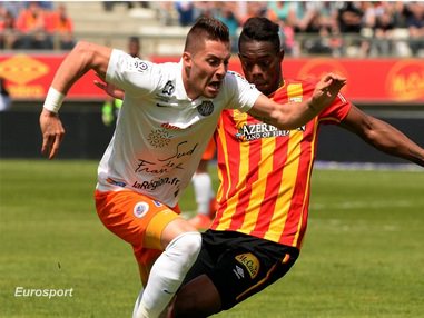 RC Lens Montpellier Wylan Cyprien Anthony Mounier