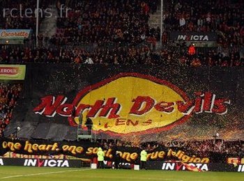North Devils RC Lens supporters