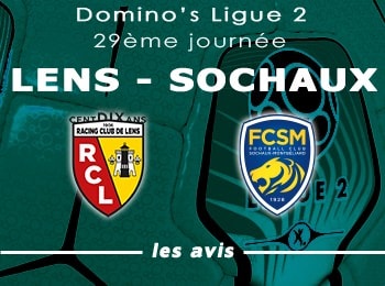 29 RC Lens FC Sochaux Avis