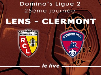 25 RC Lens Clermont Foot Auvergne Live