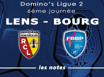 06 RC Lens FBBP01 Bourg en Bresse Peronnas Notes