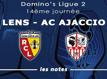 14 RC Lens AC Ajaccio Notes