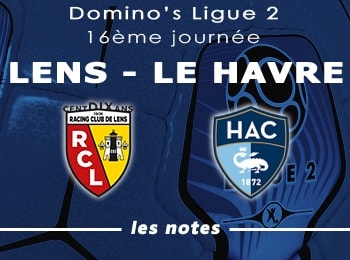 16 RC Lens Le Havre Notes