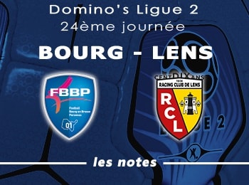 24 Bourg en Bresse Peronnas RC Lens Notes