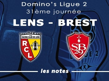 31 RC Lens Brest Stade Brestois Notes