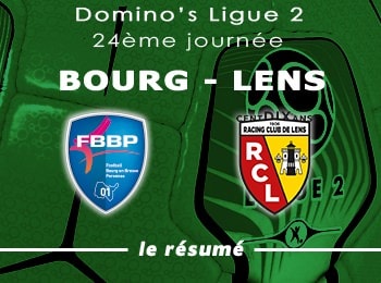 24 Bourg en Bresse Peronnas RC Lens Resume