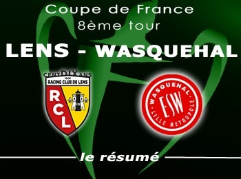 Coupe de France 08 RC Lens Wasquehal Resume