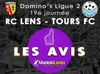 19 RC Lens Tours FC avis