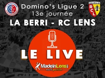 13 Berrichonne Chateauroux RC Lens live