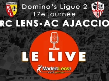 17 RC Lens AC Ajaccio live