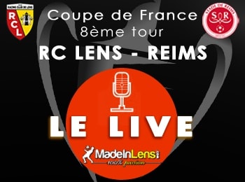 Coupe de France 8e Tour RC Lens Reims live
