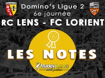 06 RC Lens FC Lorient notes