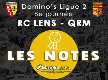 08 RC Lens Quevilly Rouen Metropole notes