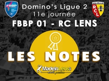 11 Bourg en Bresse Peronnas FBBP01 RC Lens notes