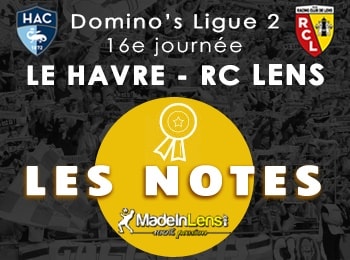 16 Le Havre RC Lens notes