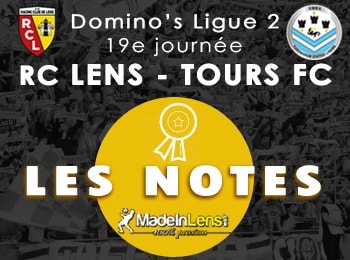 19 RC Lens Tours FC notes