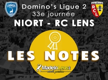 33 Chamois Niortais Niort RC Lens notes
