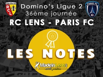 36 RC Lens Paris FC Notes