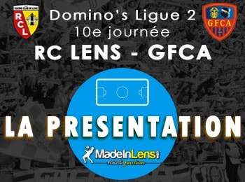 10 RC Lens GFC Ajaccio presentation