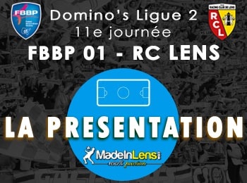 11 Bourg en Bresse Peronnas FBBP01 RC Lens presentation