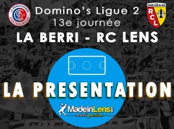13 Berrichonne Chateauroux RC Lens presentation