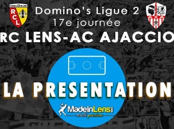 17 RC Lens AC Ajaccio presentation
