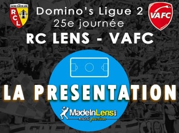 25 RC Lens Valenciennes VAFC presentation