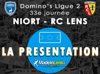 33 Chamois Niortais Niort RC Lens presentation
