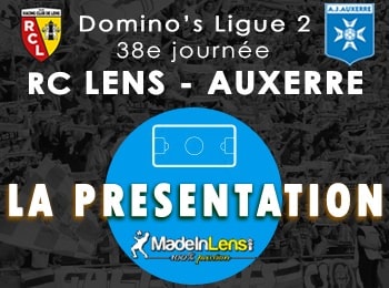 38 RC Lens AJ Auxerre presentation