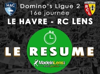 16 Le Havre RC Lens resume