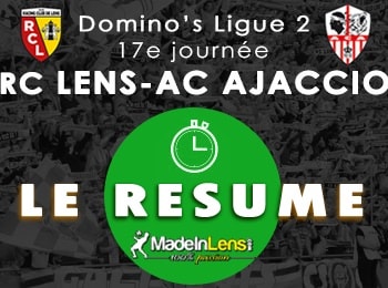 17 RC Lens AC Ajaccio resume