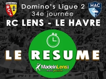 34 RC Lens Le Havre resume