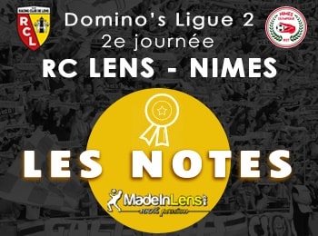 02 RC Lens Nimes Olympique notes