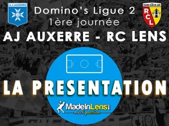 01 AJ Auxerre RC Lens presentation