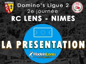 02 RC Lens Nimes Olympique presentation