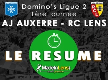 01 AJ Auxerre RC Lens resume