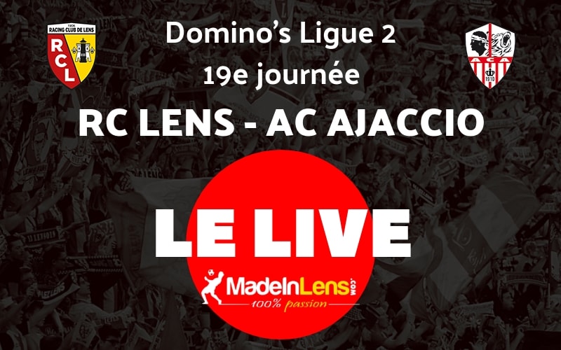 19 RC Lens AC Ajaccio Live