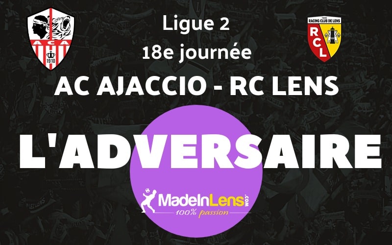 18 AC Ajaccio RC Lens adversaire