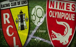 RC Lens Nimes Olympique 33e journée Ligue 2