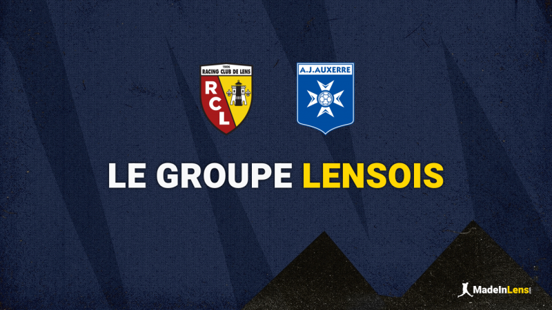  Lens -  Auxerre :  groupe lensois
