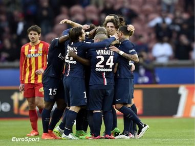 Paris Saint Germain PSG RC Lens defaite