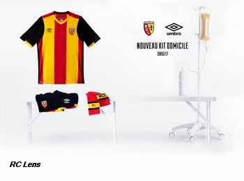 RC Lens Umbro maillot domicile 2016 2017