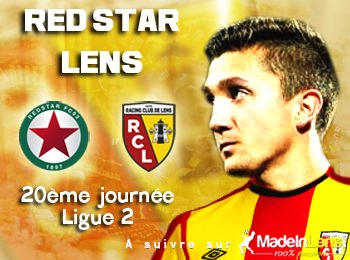 Red Star - RC Lens : les compos officielles