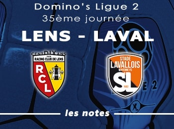 35 RC Lens Laval Stade Lavallois Notes