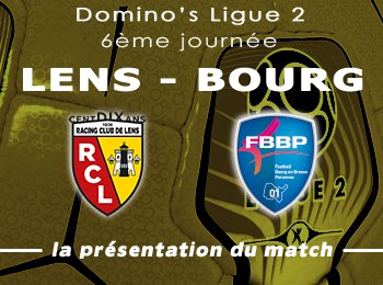 06 RC Lens FBBP01 Bourg en Bresse Peronnas Presentation