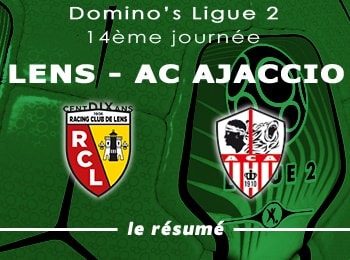 14 RC Lens AC Ajaccio Resume