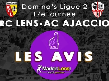 17 RC Lens AC Ajaccio avis