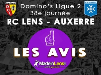 38 RC Lens AJ Auxerre avis