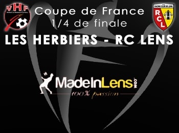 Coupe de France quarts Les Herbiers RC Lens