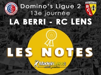 13 Berrichonne Chateauroux RC Lens notes